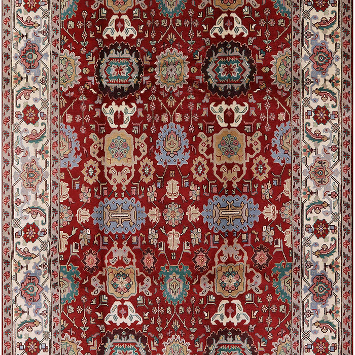 Mid-Century Modern Red Oriental Rug, urb2933