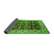 Sideview of Oriental Green Traditional Rug, urb2933grn