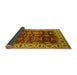 Sideview of Oriental Yellow Traditional Rug, urb2933yw