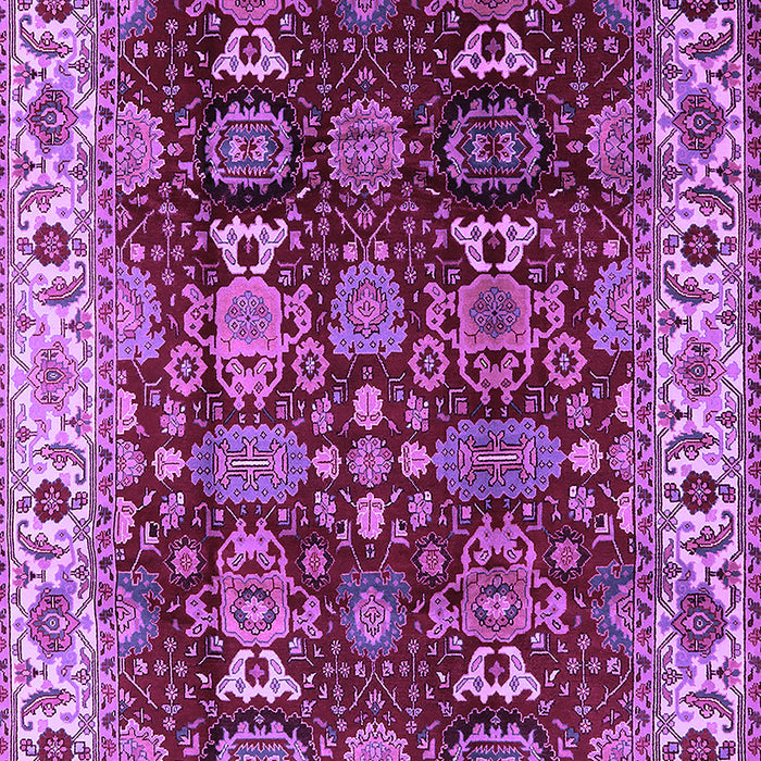 Machine Washable Oriental Purple Traditional Area Rugs, wshurb2933pur