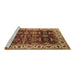 Sideview of Machine Washable Oriental Brown Traditional Rug, wshurb2933brn