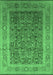 Oriental Emerald Green Traditional Rug, urb2934emgrn
