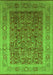 Oriental Green Traditional Rug, urb2934grn