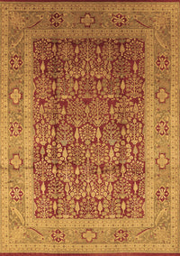 Oriental Brown Traditional Rug, urb2934brn