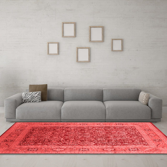 Traditional Red Washable Rugs