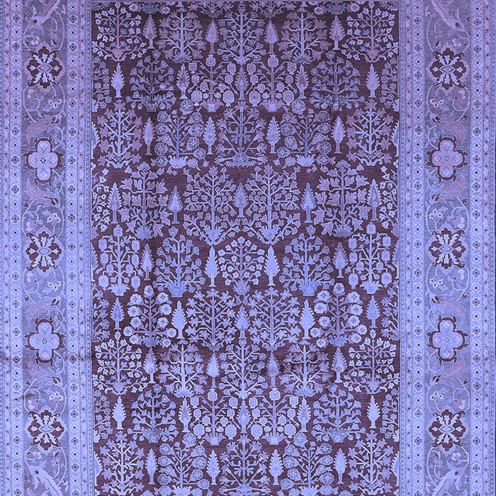 Oriental Blue Traditional Rug, urb2934blu