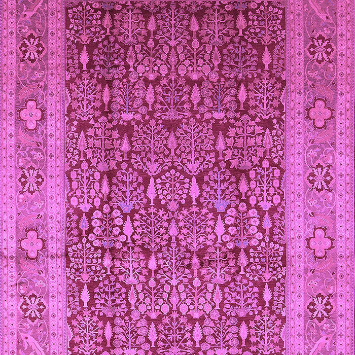Oriental Purple Traditional Rug, urb2934pur