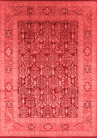 Oriental Red Traditional Rug, urb2934red
