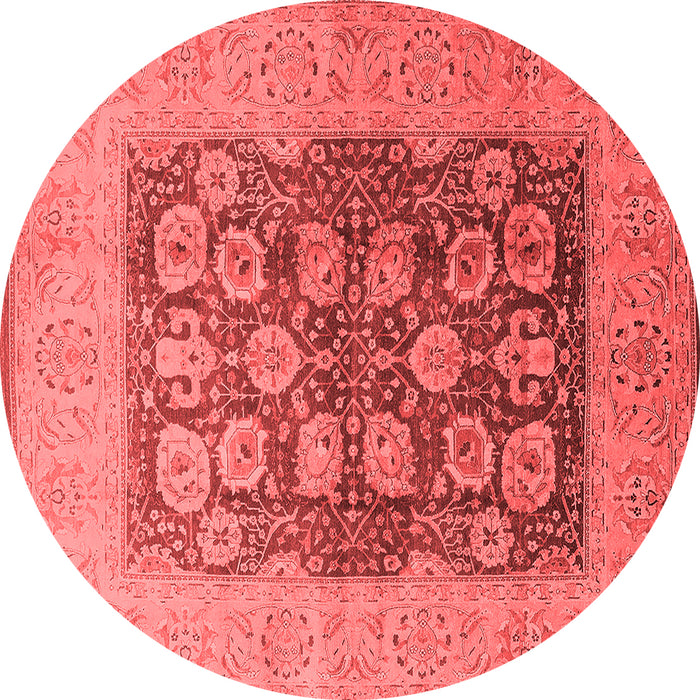 Machine Washable Oriental Red Traditional Rug, wshurb2935red
