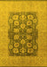 Oriental Yellow Traditional Rug, urb2935yw