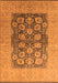 Oriental Orange Traditional Rug, urb2935org