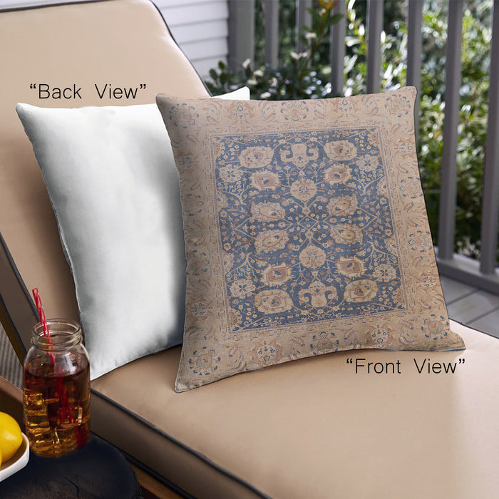 Front View of Mid-Century Modern Urban Square Puce Purple Throw Pillow, 18 inch by 18 inch, pwurb2935