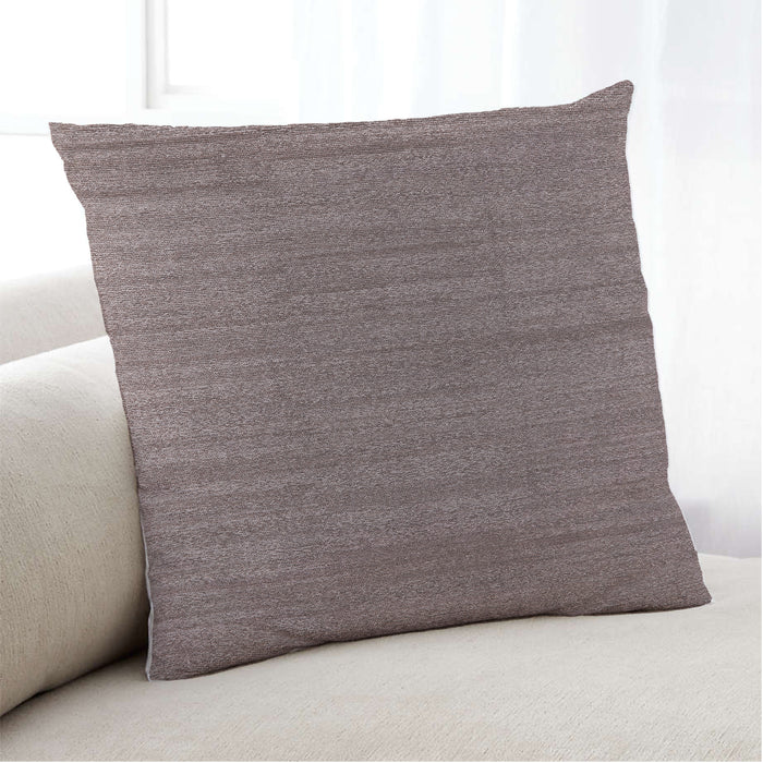 Lifestyle Image of Mid-Century Modern Urban Square Rosy Brown Pink Throw Pillow, 18 inch by 18 inch, pwurb2936