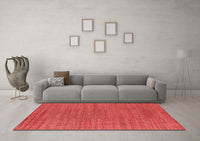 Machine Washable Oriental Red Industrial Rug, wshurb2936red