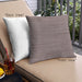 Front View of Mid-Century Modern Urban Square Rosy Brown Pink Throw Pillow, 18 inch by 18 inch, pwurb2936