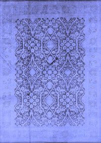 Oriental Blue Traditional Rug, urb2937blu