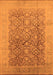 Oriental Orange Traditional Rug, urb2937org