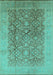 Oriental Turquoise Traditional Rug, urb2937turq