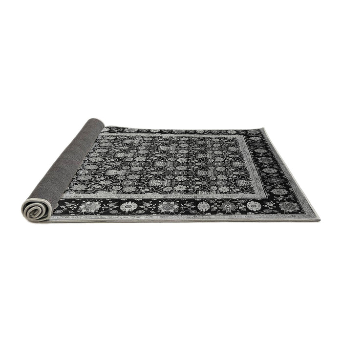 Sideview of Oriental Gray Traditional Rug, urb2938gry
