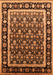 Oriental Orange Traditional Rug, urb2938org