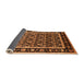 Sideview of Oriental Orange Traditional Rug, urb2938org