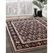 Machine Washable Industrial Modern Dark Salmon Pink Rug in a Family Room, wshurb2938