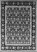 Machine Washable Oriental Gray Traditional Rug, wshurb2938gry