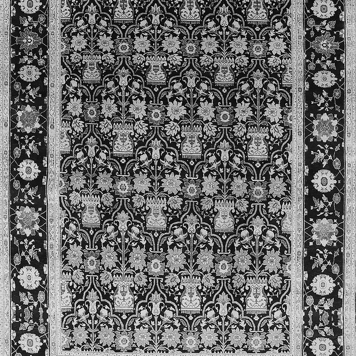 Machine Washable Oriental Gray Traditional Rug, wshurb2938gry