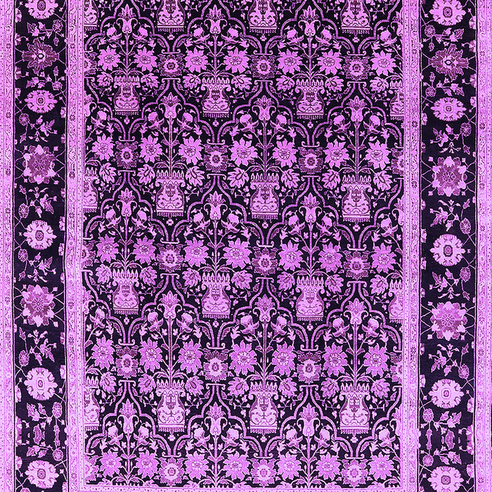 Machine Washable Oriental Purple Traditional Area Rugs, wshurb2938pur