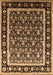 Oriental Brown Traditional Rug, urb2938brn