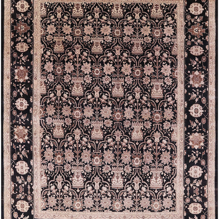 Mid-Century Modern Dark Salmon Pink Oriental Rug, urb2938