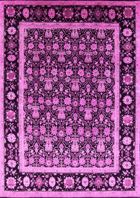 Oriental Pink Traditional Rug, urb2938pnk