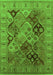 Oriental Green Industrial Rug, urb2939grn