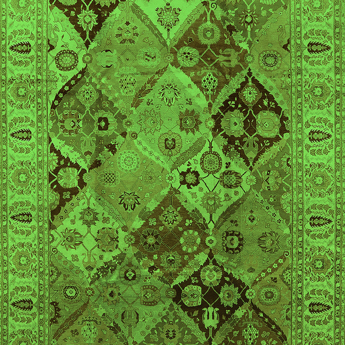 Oriental Green Industrial Rug, urb2939grn