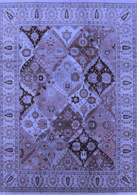 Oriental Blue Industrial Rug, urb2939blu