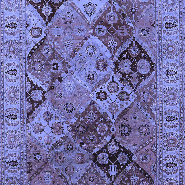 Oriental Blue Industrial Rug, urb2939blu