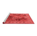 Industrial Red Washable Rugs