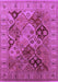 Machine Washable Oriental Purple Industrial Area Rugs, wshurb2939pur