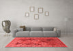 Industrial Red Washable Rugs