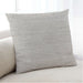 Lifestyle Image of Mid-Century Modern Urban Square Champagne Beige Throw Pillow, 18 inch by 18 inch, pwurb293