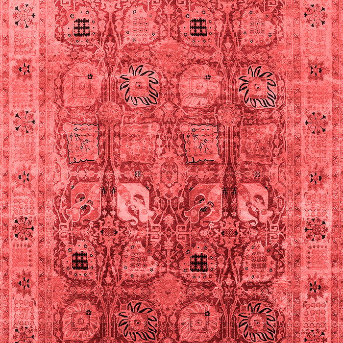Oriental Red Traditional Area Rugs