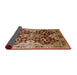 Sideview of Mid-Century Modern Brown Sand Brown Oriental Rug, urb2941