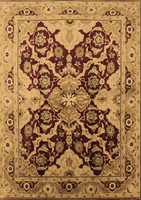 Oriental Brown Traditional Rug, urb2941brn