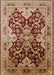 Mid-Century Modern Brown Sand Brown Oriental Rug, urb2941