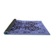 Sideview of Oriental Blue Traditional Rug, urb2941blu