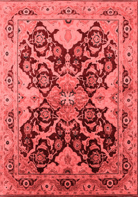 Oriental Red Traditional Rug, urb2941red