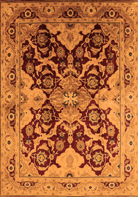 Oriental Orange Traditional Rug, urb2941org