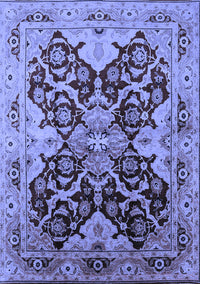 Oriental Blue Traditional Rug, urb2941blu