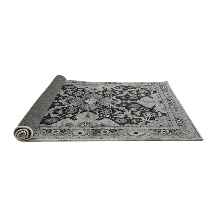 Sideview of Oriental Gray Traditional Rug, urb2941gry