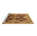 Sideview of Machine Washable Oriental Brown Traditional Rug, wshurb2941brn